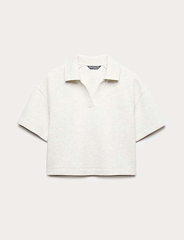 Scuba Boxy Crop Polo Top - NL