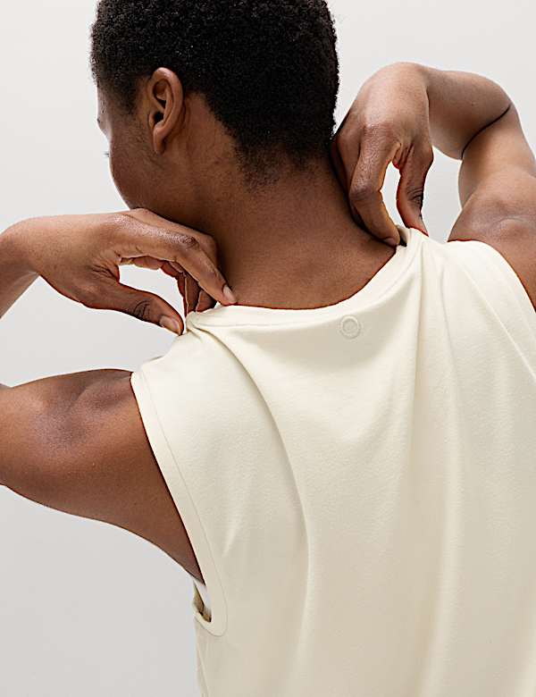 Essential Round Neck Boxy Vest Top - GR
