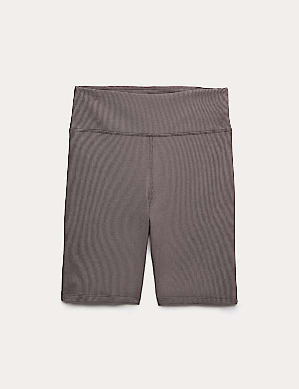 Short taille haute en modal c&ocirc;tel&eacute; - CH