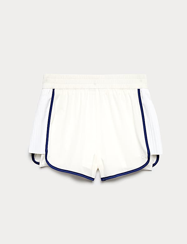 Pleated Layered High Waisted Shorts - LV