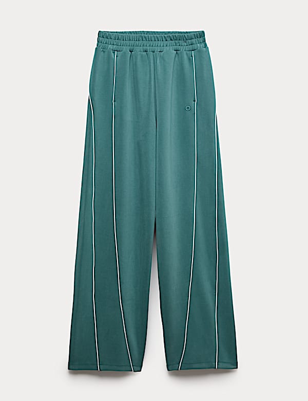 Modal Blend High Waisted Wide Leg Trousers - PT