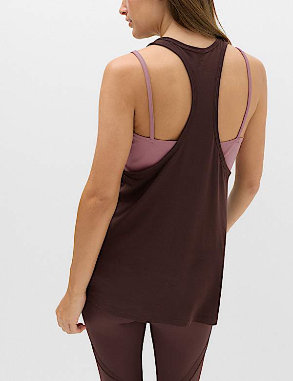 Modal Rich Lightweight 2-in-1 Double Layer Vest Top - CZ