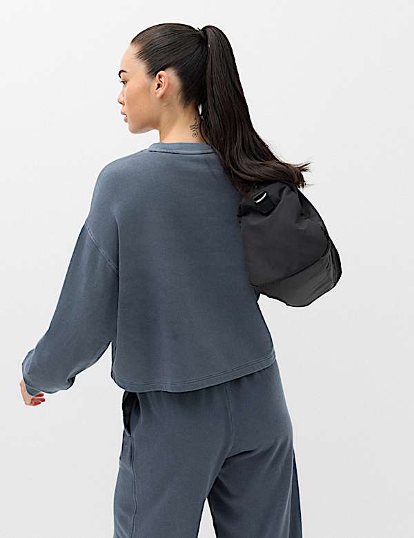Cotton Rich Garment Dye Boxy Sweatshirt - BN