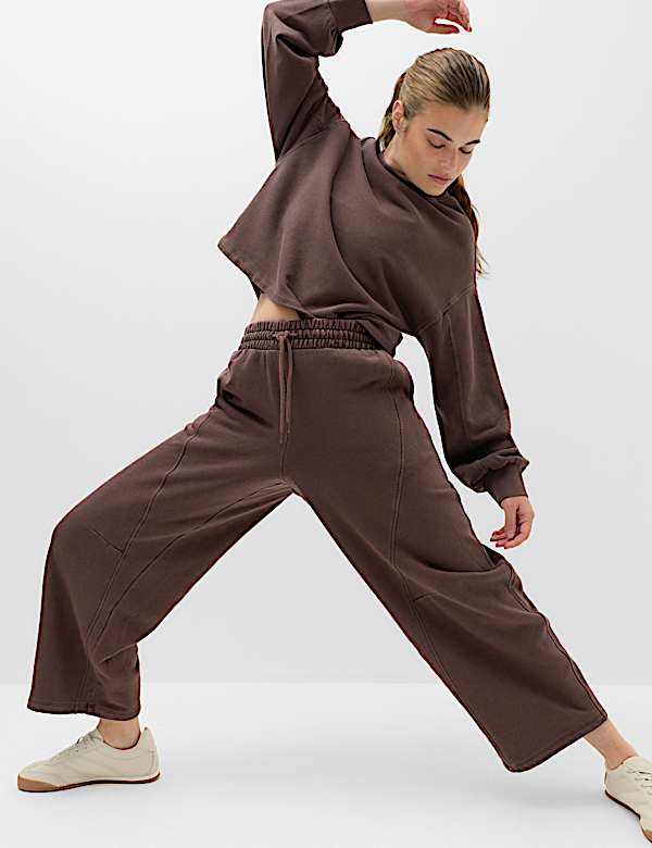 Cotton Rich Garment Dye Barrel Joggers - CA