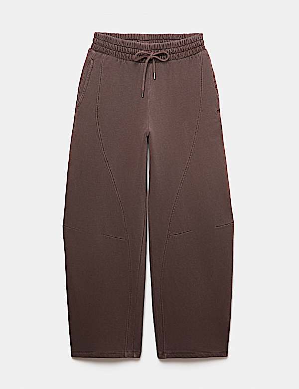 Cotton Rich Garment Dye Barrel Joggers - CA