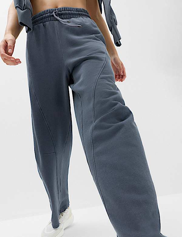 Cotton Rich Garment Dye Barrel Joggers - LT