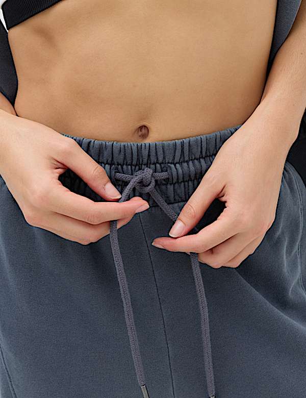 Cotton Rich Garment Dye Barrel Joggers - LT