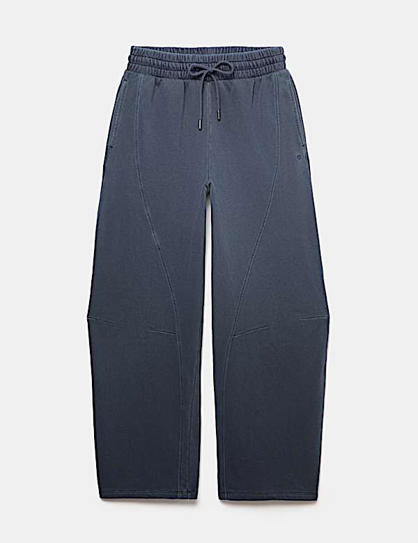 Cotton Rich Garment Dye Barrel Joggers - LT