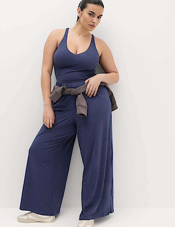 Supersoft Marl Strappy Back Jumpsuit - IL