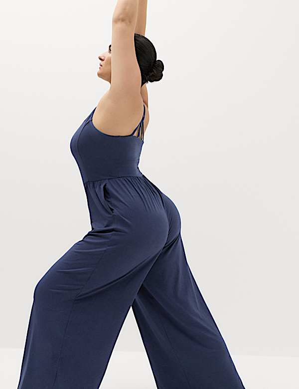 Supersoft Marl Strappy Back Jumpsuit - IL