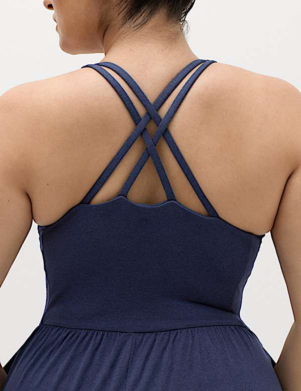 Supersoft Marl Strappy Back Jumpsuit - IL