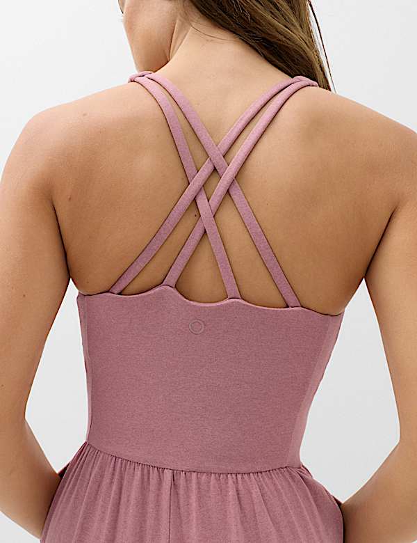 Supersoft Marl Strappy Back Jumpsuit - IL