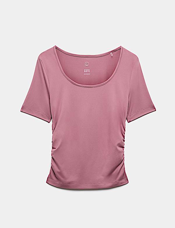 Top Go Balance ajust&eacute; &agrave; d&eacute;collet&eacute; rond et volant - BE