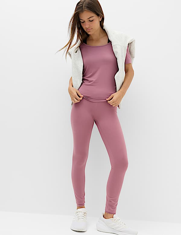 Go Balance Flexifit&trade; Wrap Waist Yoga Leggings - IT