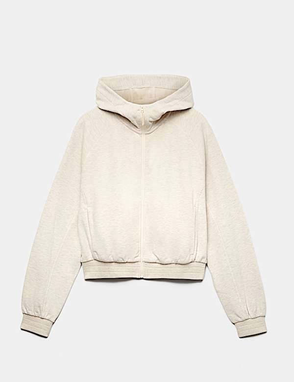 Sweat confortable en coton &agrave; capuche coupe - LU