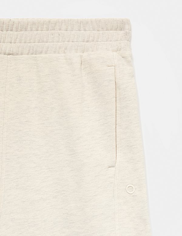 Cotton Rich High Waisted Wide Leg Joggers - SI