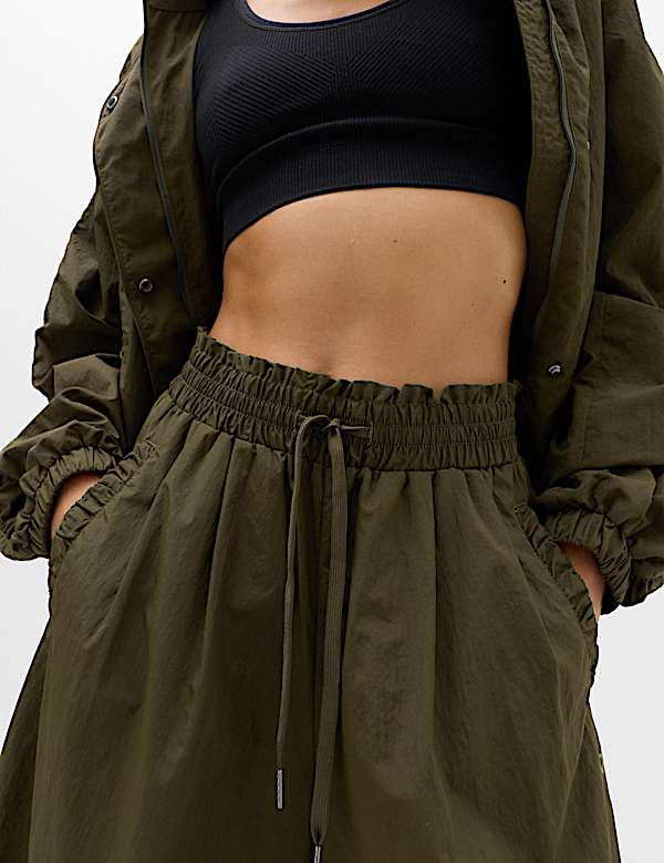 Woven Lightweight Wide Leg Culottes - FI