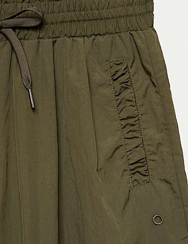 Woven Lightweight Wide Leg Culottes - FI