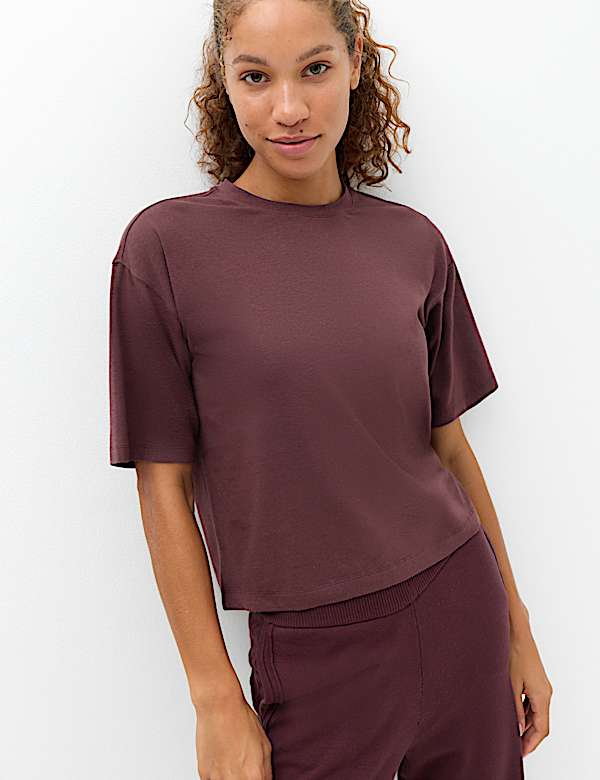 Modal Blend Lightweight Boxy T-Shirt - KR