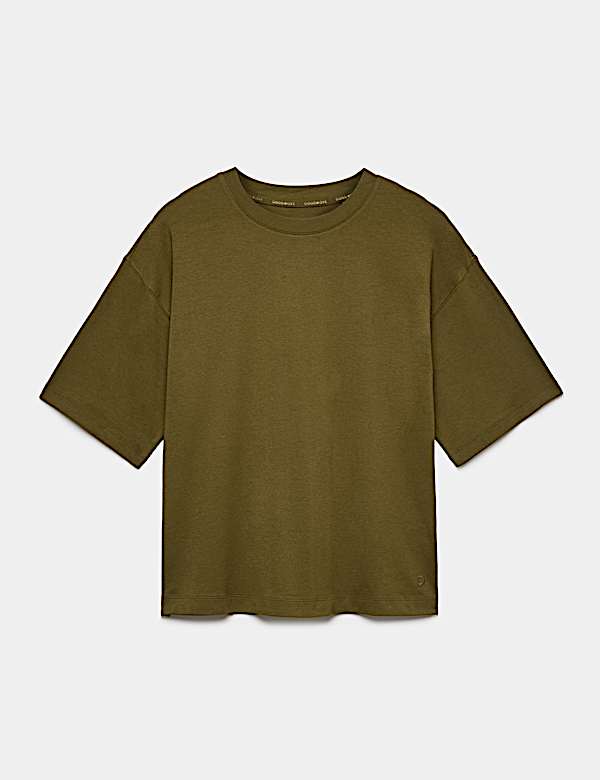 Modal Blend Lightweight Boxy T-Shirt - GR