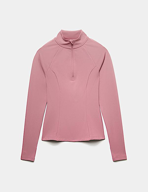 Essential  Half Zip Fitted Running Top - SK