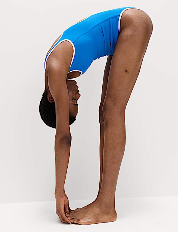 Tummy Control Padded Ribbed Swimsuit - US