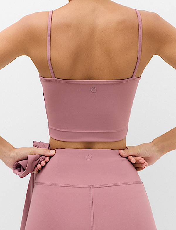 Essential korte top met wijde, ronde hals - BE