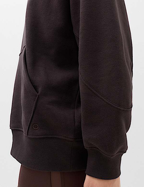 Cotton Rich Volume Relaxed Hoodie - JO