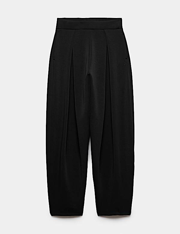 Sandwash Supersoft Pleated Barrel Leg Jogger. - JP