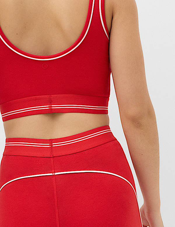Cotton Rich High Waisted Piped 7/8 Leggings - AU