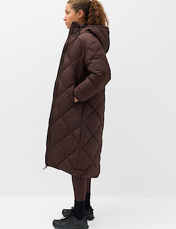 Stormwear Hooded Longline Puffer Coat - NO