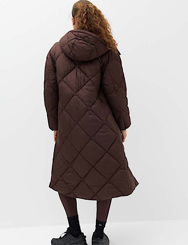Stormwear Hooded Longline Puffer Coat - NO