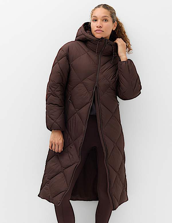 Stormwear Hooded Longline Puffer Coat - NO