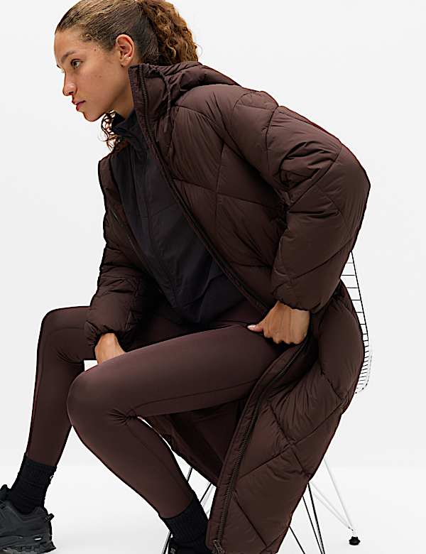 Stormwear Hooded Longline Puffer Coat - NO