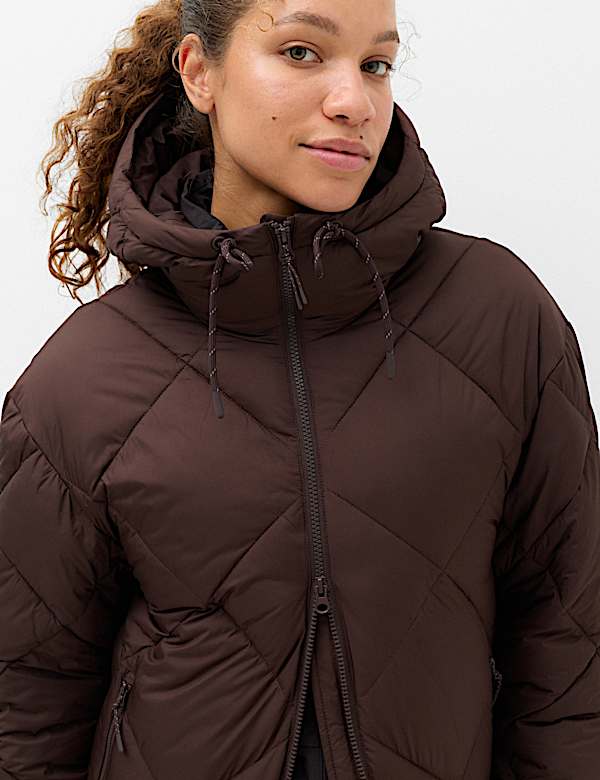 Stormwear Hooded Longline Puffer Coat - NO