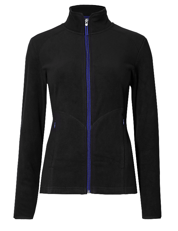 Buy Funnel Neck Fleece Jacket at Marks Spencer