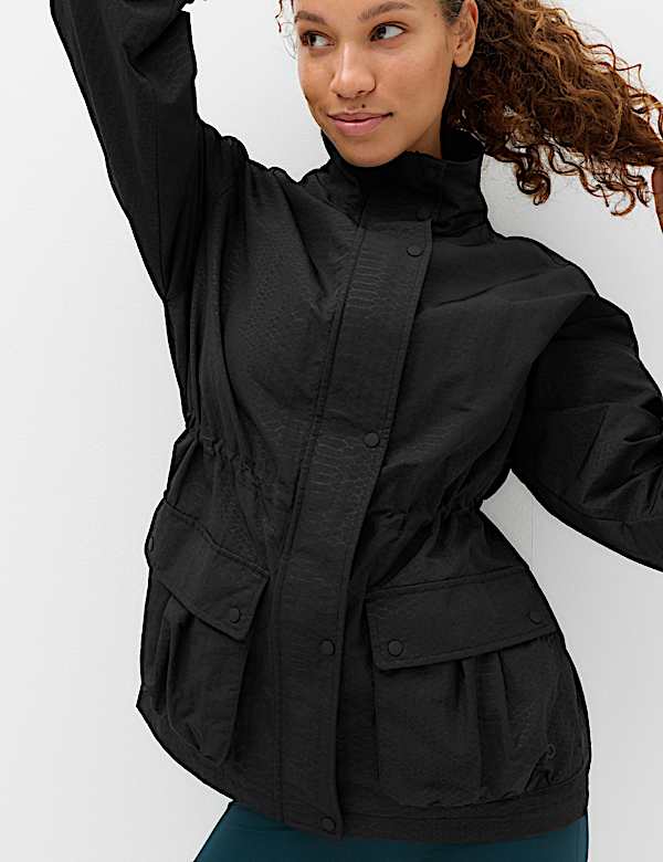 Stormwear Textured Funnel Neck Utility Jacket - AU