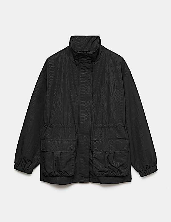 Stormwear Textured Funnel Neck Utility Jacket - AU