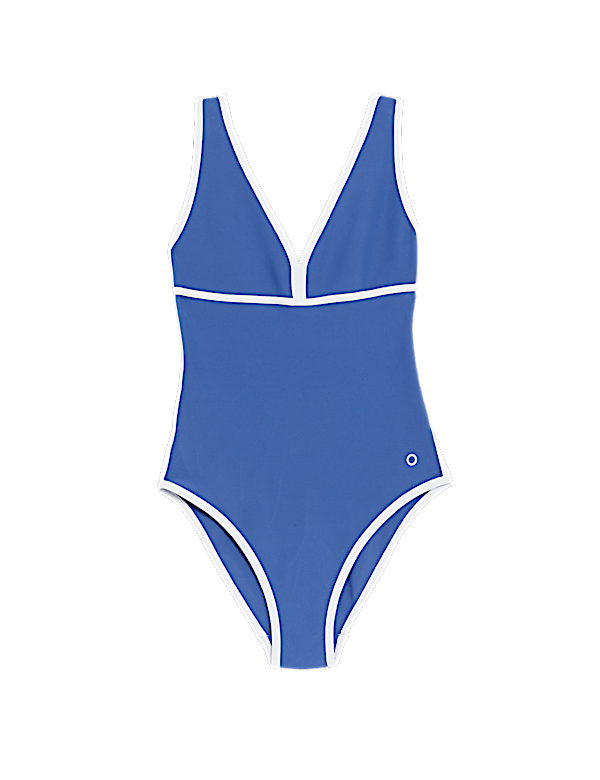 Neoprene Plunge Swimsuit