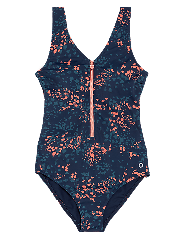 Printed Padded V-Neck Swimsuit