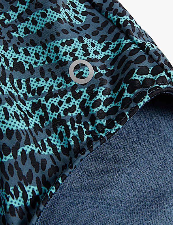 Animal Print Padded Scoop Neck Swimsuit