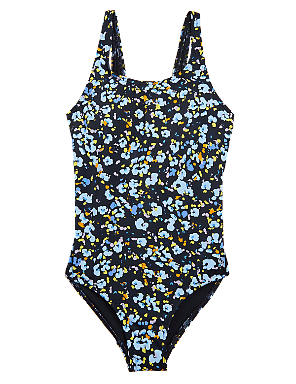 Animal Print Padded Scoop Neck Swimsuit