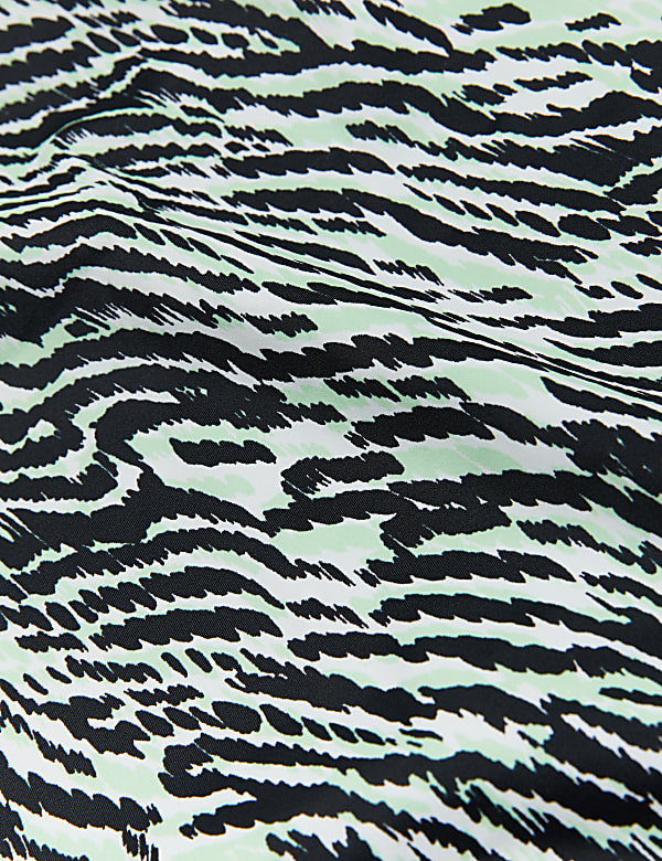 Animal Print Padded Scoop Neck Swimsuit