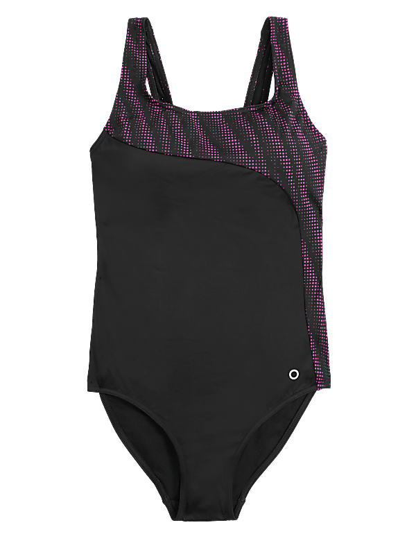 Printed Padded Scoop Neck Swimsuit