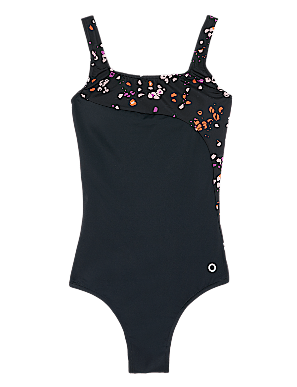 Printed Padded Scoop Neck Swimsuit