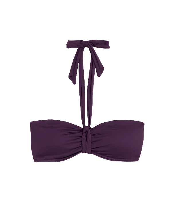Padded Halterneck Bandeau Bikini Top