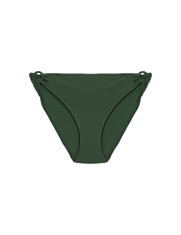 Ring Detail High Leg Bikini Bottoms