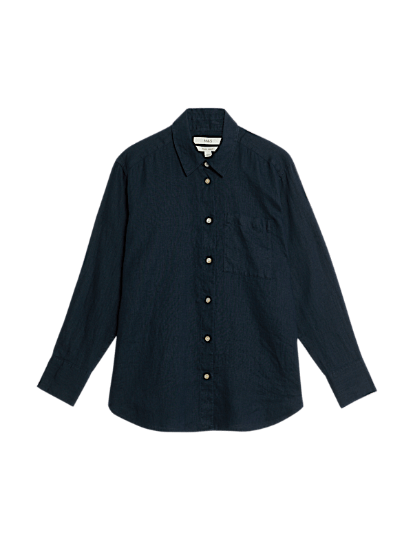 Pure Linen Girlfriend Shirt