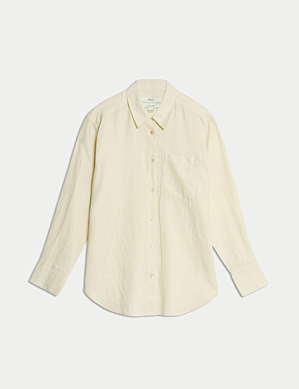 Pure Linen Oversized Shirt