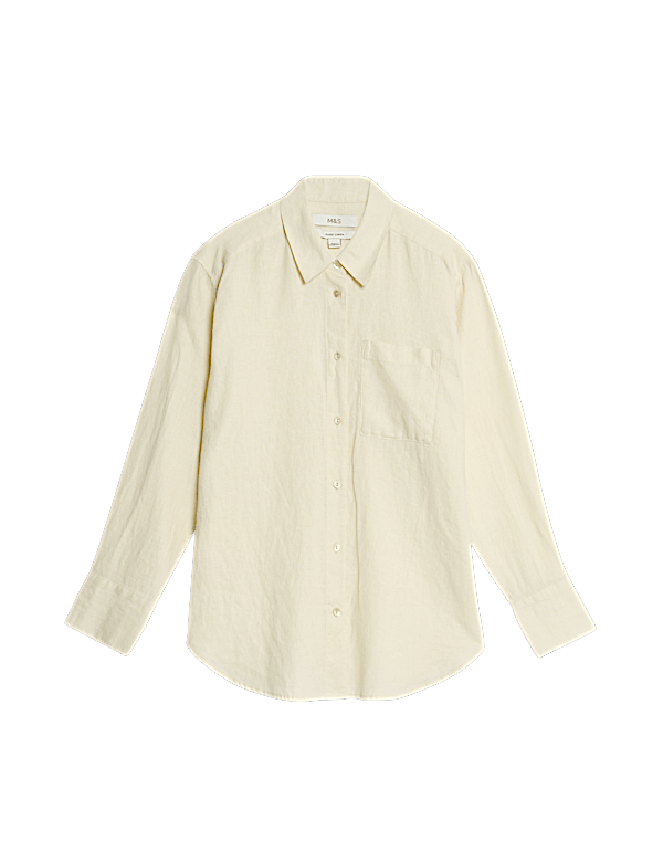 Pure Linen Girlfriend Shirt